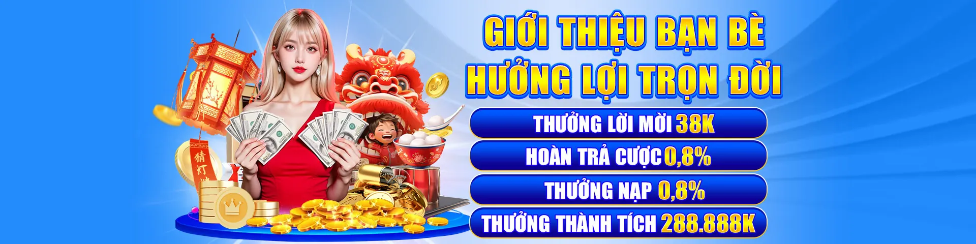 Banner khuyến mãi casino online